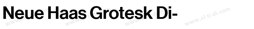 Neue Haas Grotesk Di字体转换 Neue Haas Grotesk Di字体转换